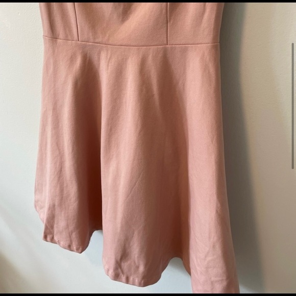 Lulu's Blush Off The Shoulder Dress - Picture 9 of 10